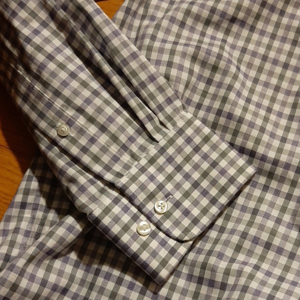 1/2 PRICE🔻Tommy Hilfiger Regular Fit Casual Button Down Shirt 17 34/35 Men's - Picture 5 of 6